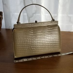 Vintage Pearly Silver Purse